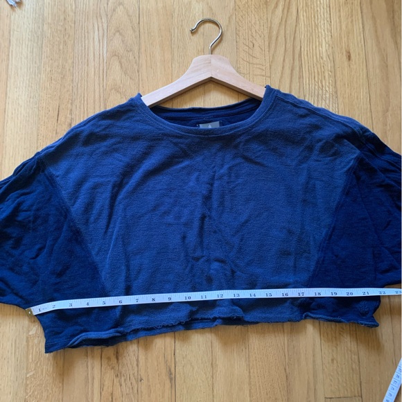 FP Movement // Navy Crop Long Sleeve - Picture 6 of 12